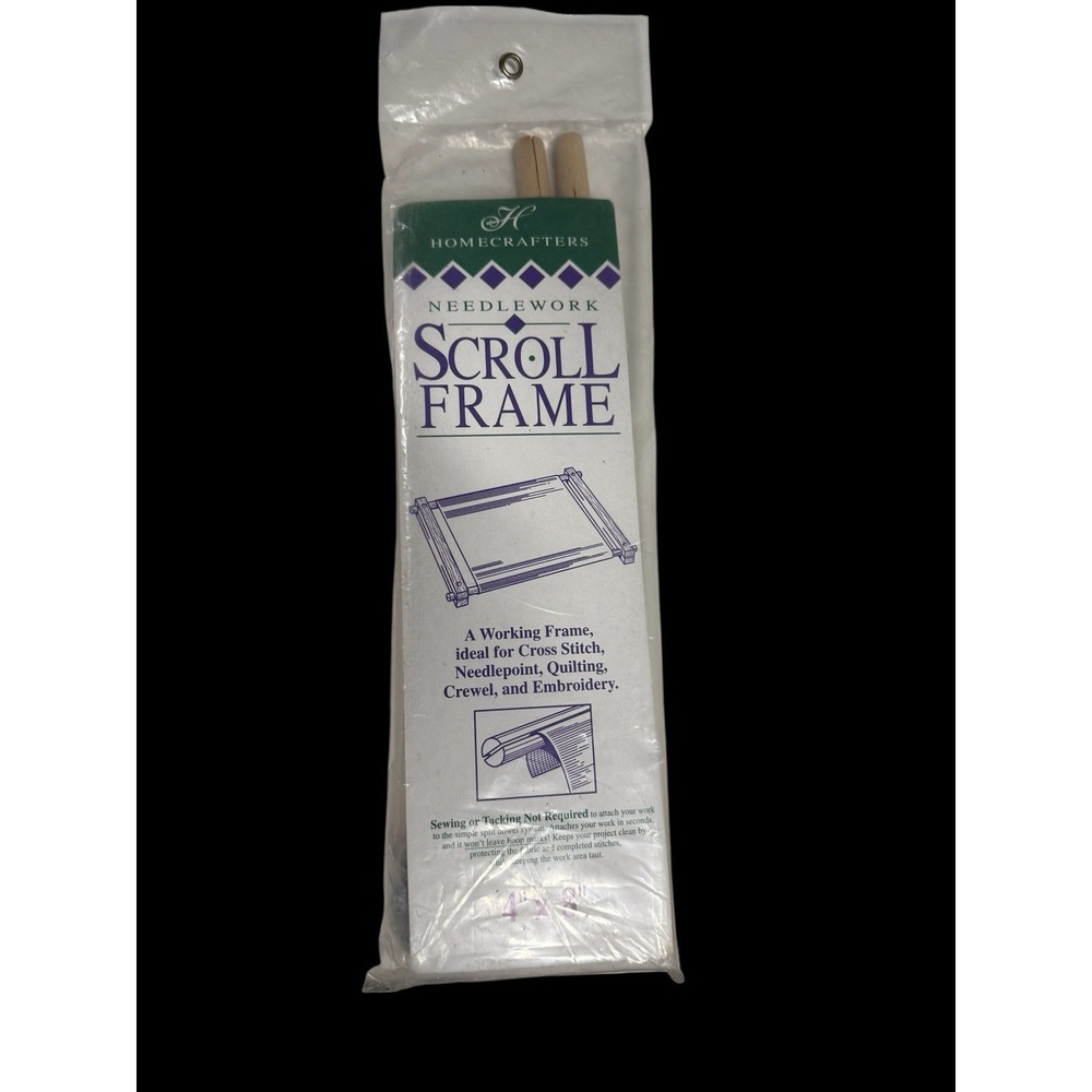 Homecrafters Needlework Scroll Frame 4"x8" New/Packaged